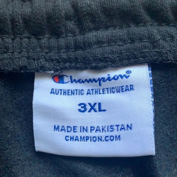 Men’s Champion Fleece Jogger SweatPants Black Size 3XL NWT - Picture 5 of 7